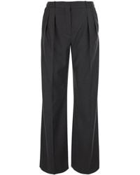 Loulou de Saison - Sbiru High-Waist Straight Pants - Lyst