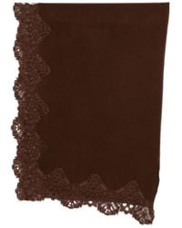Ermanno Scervino - Lace-Trimmed Scarf - Lyst