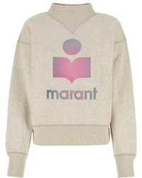 Isabel Marant - Mobyli Cotton-Blend Sweatshirt - Lyst