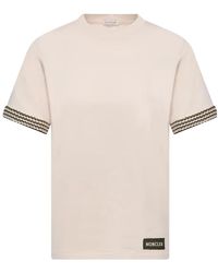 Moncler - Logo Patch Crewneck T-Shirt - Lyst