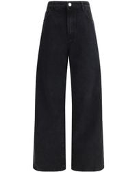 Rohe - Wide Leg Baggy Jeans - Lyst