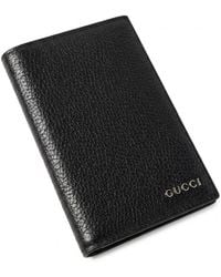 Gucci - Logo Lettering Passport Case - Lyst