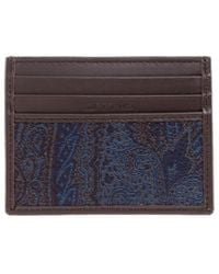 Etro - Essential Jacquard Card Holder - Lyst