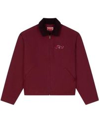 KENZO - Winter Holidays Embroidered Utility Jacket - Lyst