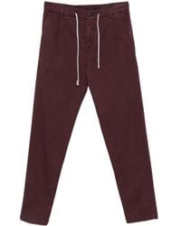 Eleventy - Drawstring Pleated Trousers - Lyst