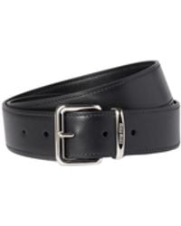 Miu Miu - Logo Engraved Buckle Belt - Lyst