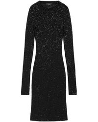 Balenciaga - Mini Crewneck Dress - Lyst