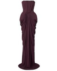 Stella McCartney - Strapless Crêpe Jersey Gown - Lyst