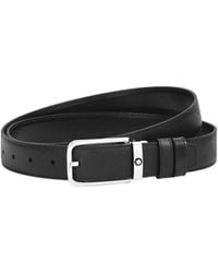 Montblanc - Rectangular Buckle Reversible Belt - Lyst