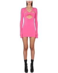 Ambush - Cut-Out Detailed Mini Dress - Lyst