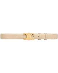 Celine - Triomphe Belt 25Mm - Lyst