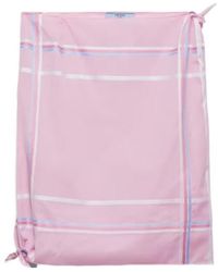 Prada - Checked Straight Hem Mini Skirt - Lyst