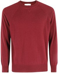 Kangra Cashmere - Long-Sleeve Crew-Neck Sweater - Lyst
