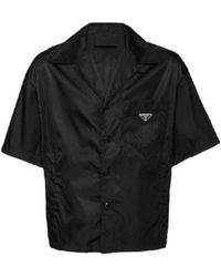 Prada - Re-Nylon Button-Up Shirt - Lyst