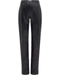 Marine Serre - Casual Leather Pants - Lyst