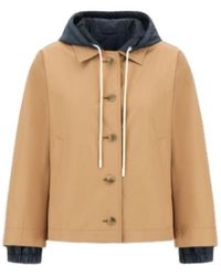 Herno - Reversible Dean Hooded Button Jacket - Lyst