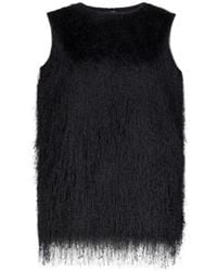 Loulou de Saison - Yasmin Textured Sleeveless Top - Lyst