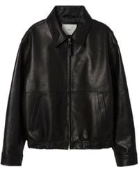 DUNST Oversized Vintage Leather Jacket in Black for Men | Lyst