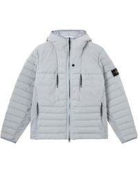 Stone Island - Zip-Up Down Jacket - Lyst