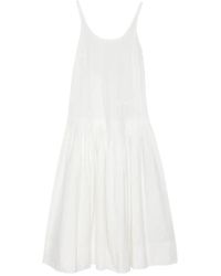 St. Agni - Pleated Midi Dress - Lyst