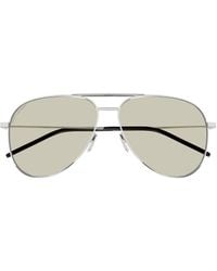 Saint Laurent - Eyewear Pilot Frame Sunglasses - Lyst