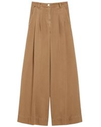 iBlues - Wide-Leg Trousers - Lyst