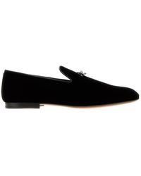 Tom Ford - Bow Embellished Velvet Scott Loafers - Lyst