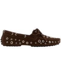 GIMAGUAS - Eyelet Car Flat Shoes - Lyst