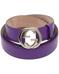 Gucci - Interlocking Double G Belt - Lyst