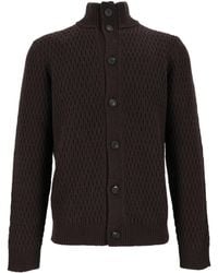 Peserico - Long-Sleeved Button-Up Cardigan - Lyst