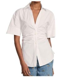 Veronica Beard - Short Sleeve Shirt - Lyst
