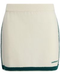 CASABLANCA - Knit Tennis Mini Skirt - Lyst