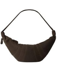 Lemaire - Large Croissant Panelled Leather Shoulder Bag - Lyst