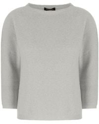Fabiana Filippi - Lurex Boat-Neck Knitted Jumper - Lyst