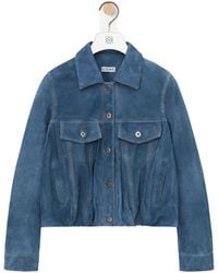 Loewe - Balloon Silhouette Buttoned Jacket - Lyst