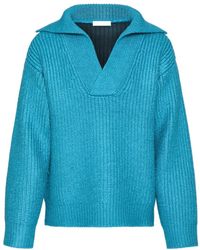 Valentino - V-Neck Straight Hem Jumper - Lyst