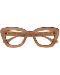 Gucci - Eyewear Square Frame Glasses - Lyst