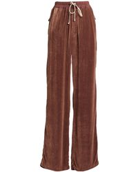 Rick Owens - Plain Colour Wide-Leg Trousers - Lyst