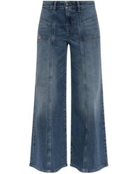 DIESEL - D-Akii Wide-Leg Jeans - Lyst