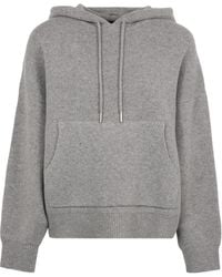 Nili Lotan - Long-Sleeve Wool Hoodie - Lyst