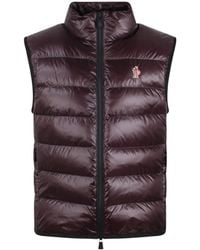 Moncler - Grenoble Logo Patch Padded Gilet - Lyst
