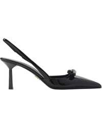 Prada - Pointed-Toe Slingback Pumps - Lyst