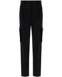 Herno - High-Waisted Cargo Tailored Trousers - Lyst
