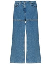 The Attico - The High-Waisted Wide-Leg Jeans - Lyst