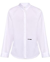 DSquared² - Logo Printed Buttoned Shirt - Lyst