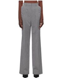 Pushbutton - Shoulder Puff Casual Pants - Lyst