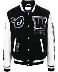 Off-White c/o Virgil Abloh - Jacket With Logo - Lyst