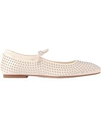 Aeyde - Uma Studded Leather Mary Jane Ballet Flats - Lyst