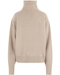 Isabel Marant - Loose-Fit Turtleneck Knitted Jumper - Lyst