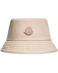 Moncler - Logo Patch Bucket Hat - Lyst